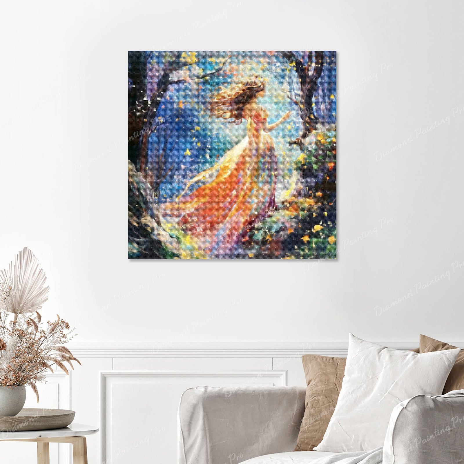 Willow The Whimsical Wanderer Finished Diamond Painting with No Frame