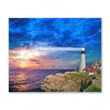 Lighthouse Beckons Finished Diamond Painting For Sale From Diamond Painting Pro