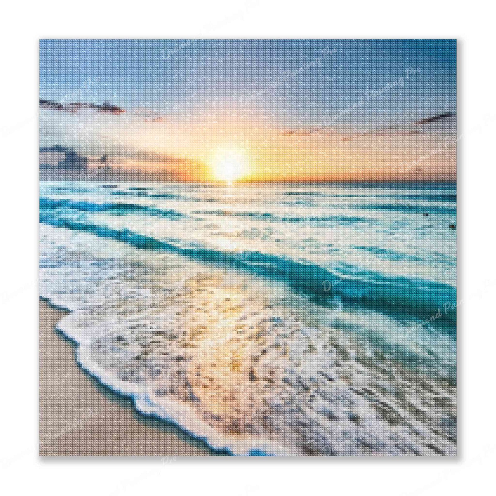 Ocean Finished Diamond Painting For Sale From Diamond Painting Pro