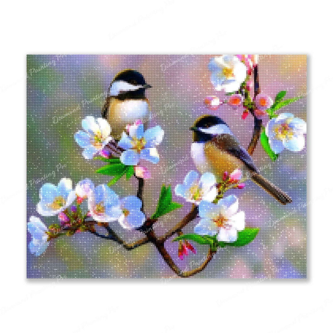 Lovebirds Finished Diamond Painting For Sale From Diamond Painting Pro