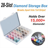 28-Slot Break-Apart Diamond Storage Box