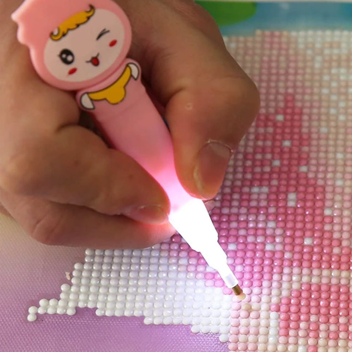 5D Diamond Painting Tools Drill Pen with Light