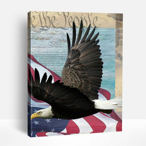 In God We Trust Eagle | Paint By Numbers