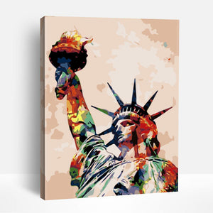 Statue of Liberty Colorful | Paint By Numbers