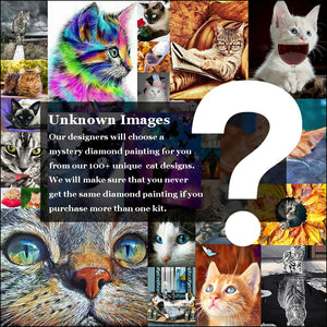 Cat Mystery Diamond Painting Kit