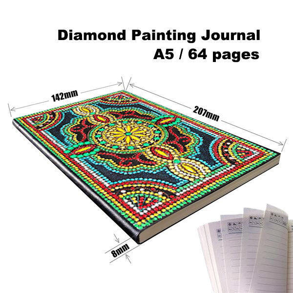 Diamond Painting Journal — Golden Flower