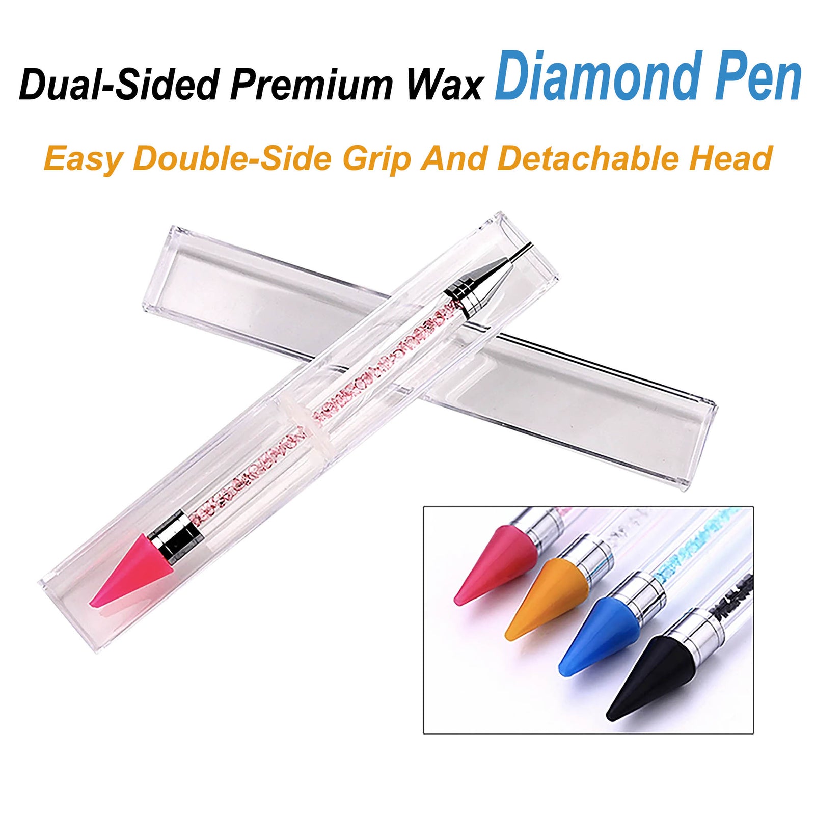 Dual-Sided Premium Wax Diamond Pen