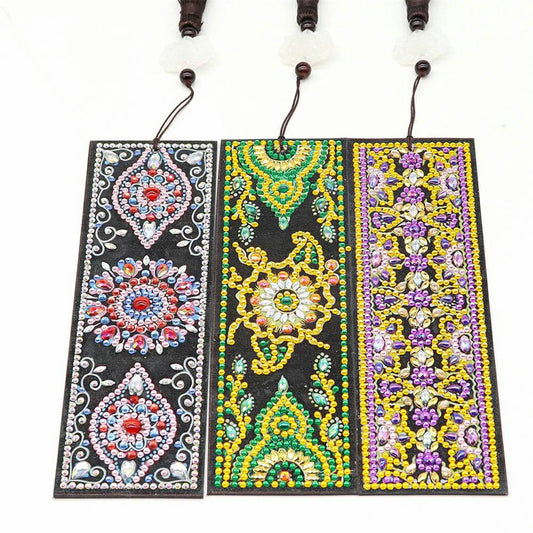 Embroidery Leather Tassel Bookmarks Diamond Art