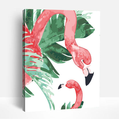 Coloring Flamingo | Paint By Numbers