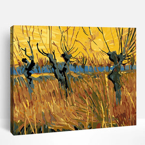 Willows at Sunset - Van Gogh | Paint By Numbers