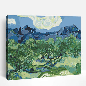 The Alpilles with Olive - Van Gogh | Paint By Numbers