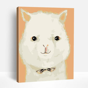 Llama Portrait | Paint By Numbers