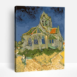 Church at Auvers - Van Gogh | Paint By Numbers