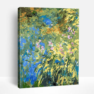 Irises by the Pond - Monet | Paint By Numbers