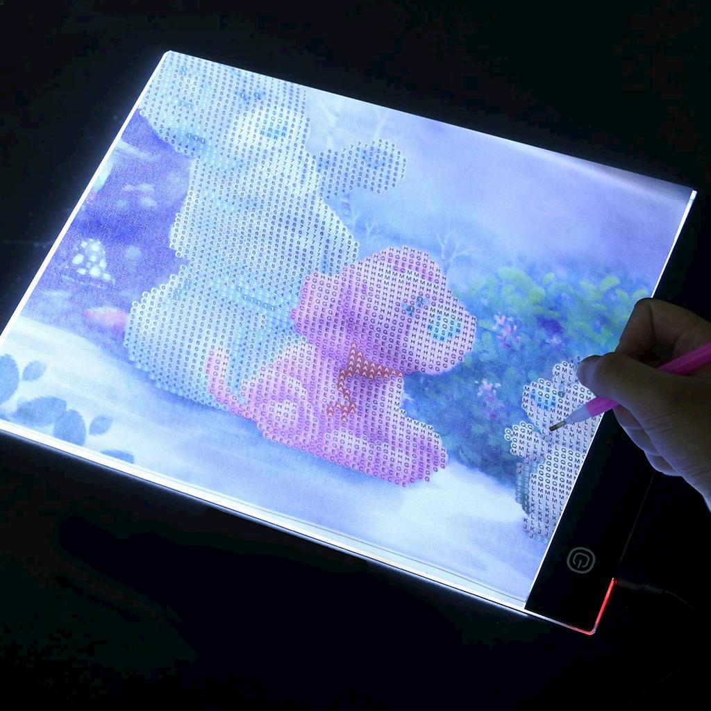 A4 LED Light Box Tracer USB Power Adjustable LED Light Tablet Board Pad for 5D DIY Diamond Painting