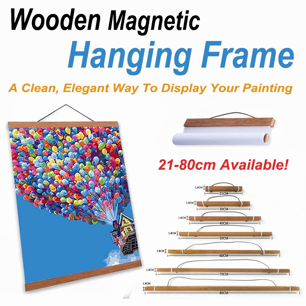 Wooden Magnetic Hanger Frame