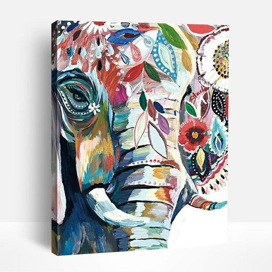 Abstract Elephant | Paint By Numbers