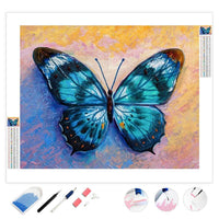 Light Blue Butterfly | Diamond Painting