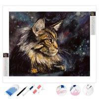 Night Cat | Diamond Painting