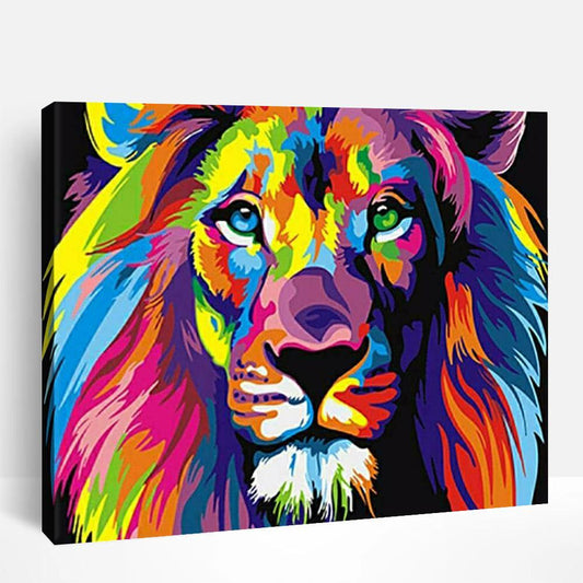 Colorful Lions Animals | Paint By Numbers