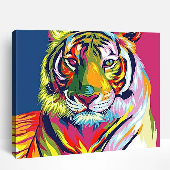 Colorful Tiger | Paint By Numbers