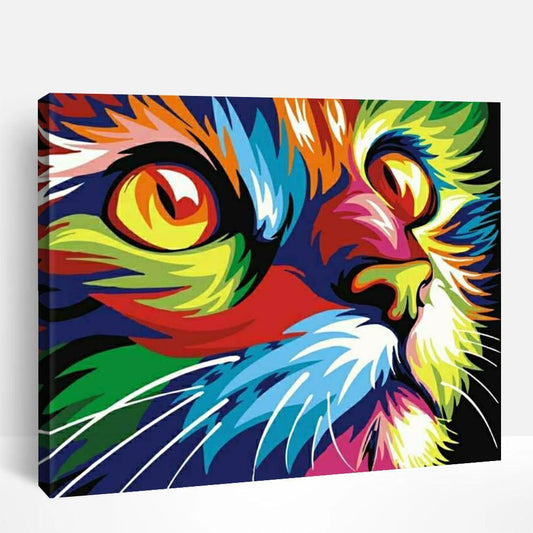 Rainbow Cat | Paint By Numbers