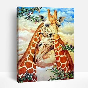 Giraffe Couple | Paint By Numbers