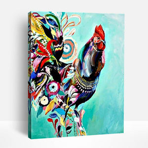 Abstract Chicken | Paint By Numbers