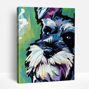 Schnauzer Portrait | Paint By Numbers