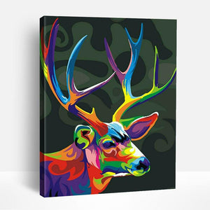 Rainbow Deer | Paint By Numbers