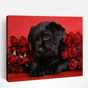 Black Labrador Gift | Paint By Numbers