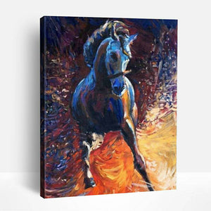 Blue Horse | Paint By Numbers