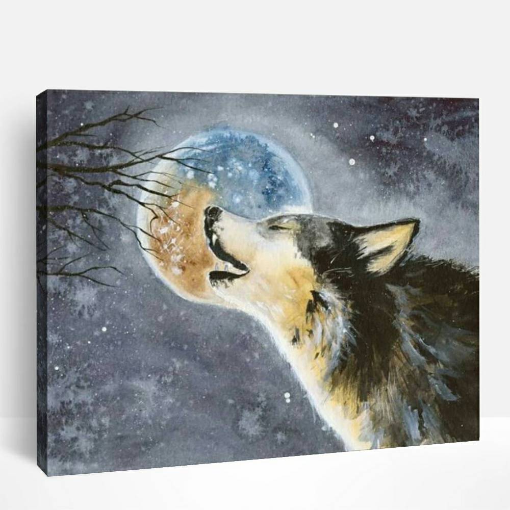 Howling Wolf | Paint By Numbers