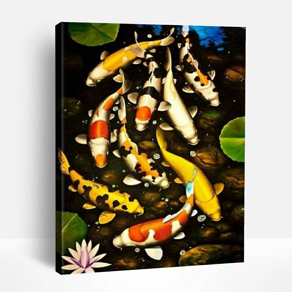 Koi Fishes | Paint By Numbers