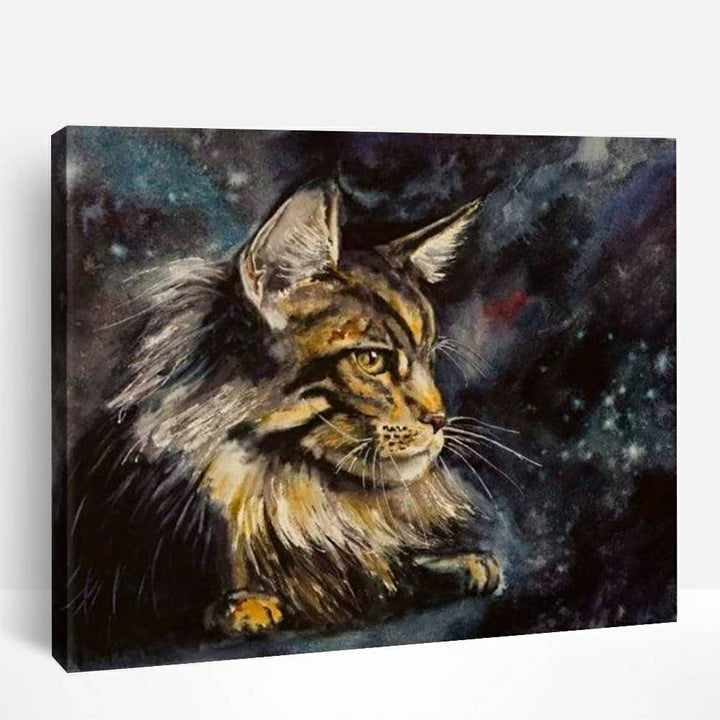 Night Cat | Paint By Numbers