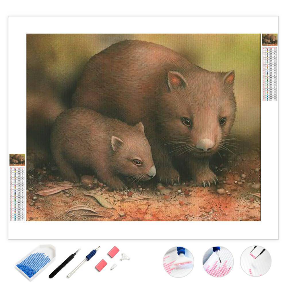 Wombats | Diamond Painting
