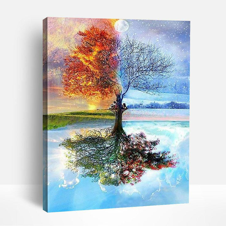 Four Season Tree of Life | Paint By Numbers