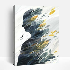 Abstract Black and Gold | Paint By Numbers