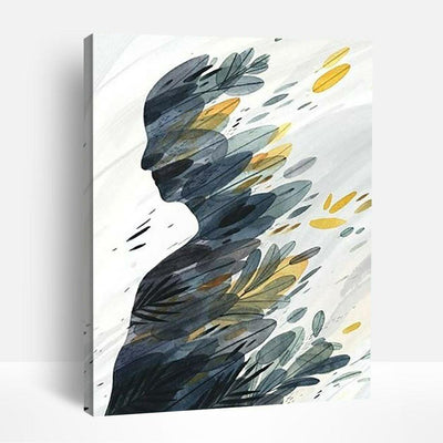 Abstract Black and Gold | Paint By Numbers