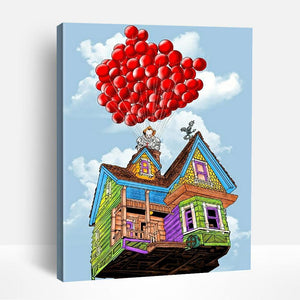 Floating House | Paint By Numbers