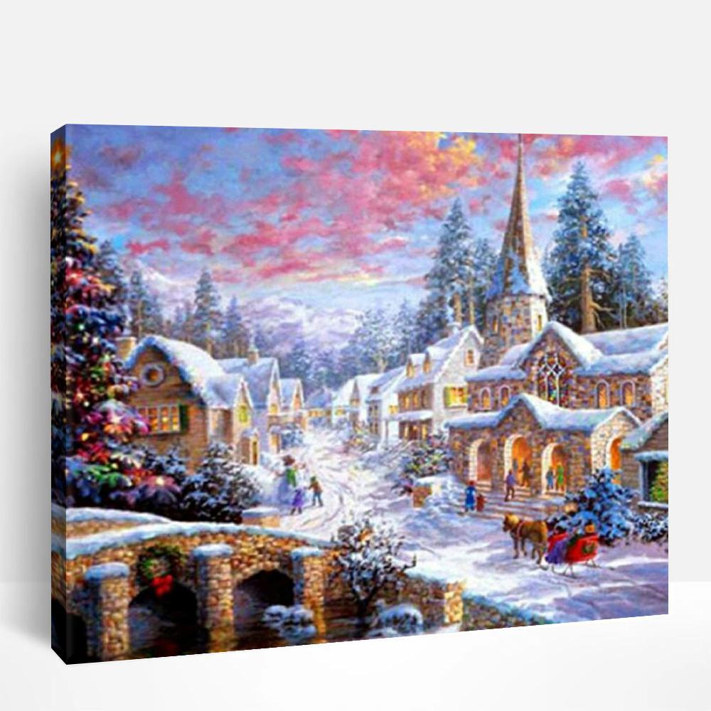 Christmas Village | Paint By Numbers