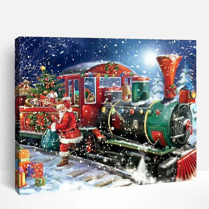 Christmas train | Paint By Numbers