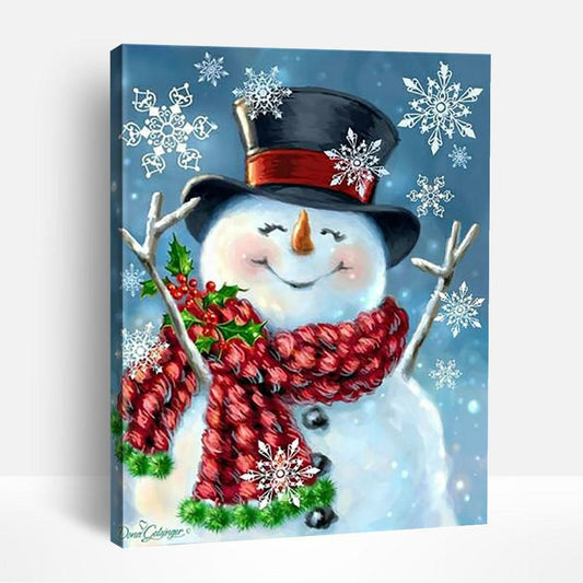Snowman Christmas | Paint By Numbers