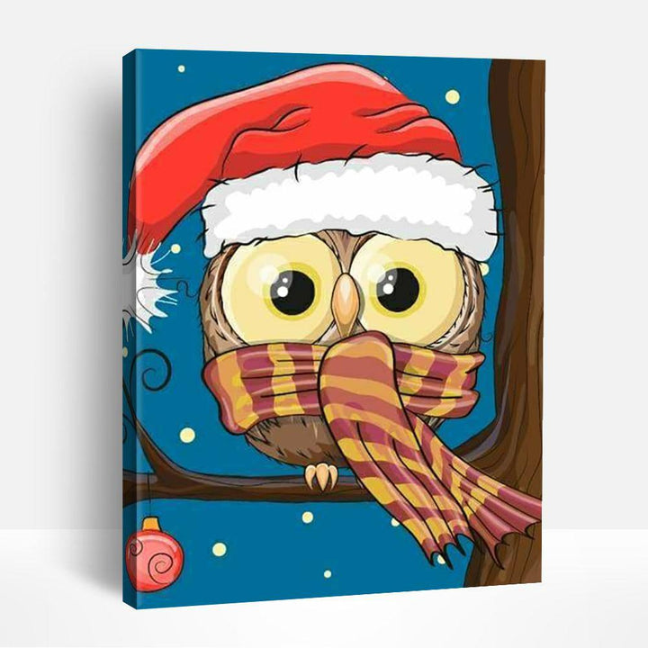 Christmas Owl | Paint By Numbers