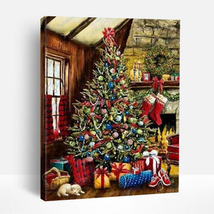 Christmas Tree and Gifts | Paint By Numbers