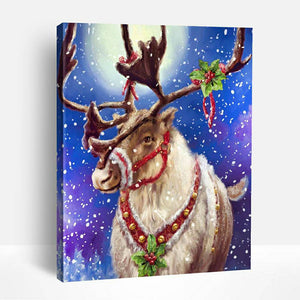 Christmas Moose | Paint By Numbers