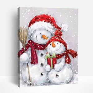 Joyful Snowmans | Paint By Numbers