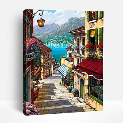 Sunny Italian Streets | Paint By Numbers