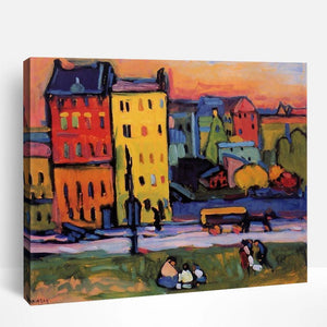 Colorful Houses | Paint By Numbers