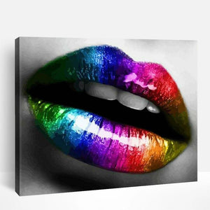 Colorful Lips | Paint By Numbers